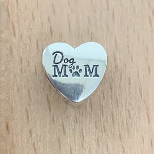 Pandora Dog Mom Exclusive Travel Heart Charm Pendant, S925 Silver Bracelets